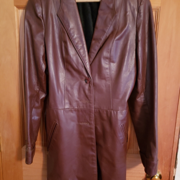Sears | Jackets & Coats | Vintage Leather Coat | Poshmark